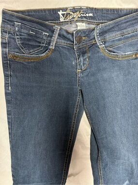 Womens Dark Blue Stretch Jeans - Unknown Brand